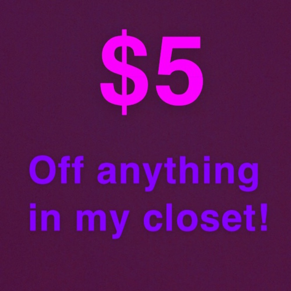 $5 off coupon when 2+ items are bundled💜